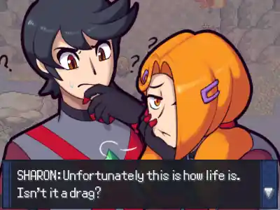 A screenshot of Team Xen members Eli and Sharon.