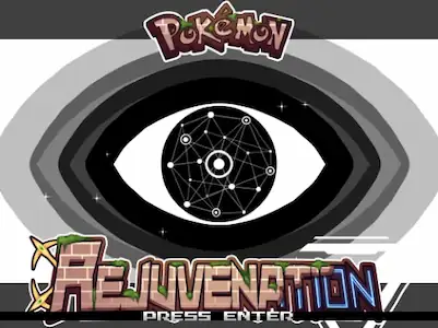 An image of the title screen from Pokemon Rejuvenation